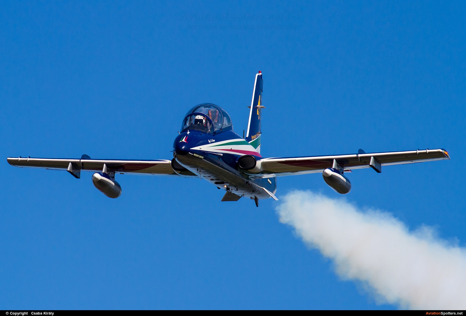 Italy - Air Force : Frecce Tricolori  -  MB-339-A-PAN  (MM54505) By Csaba Király (Csaba Kiraly)