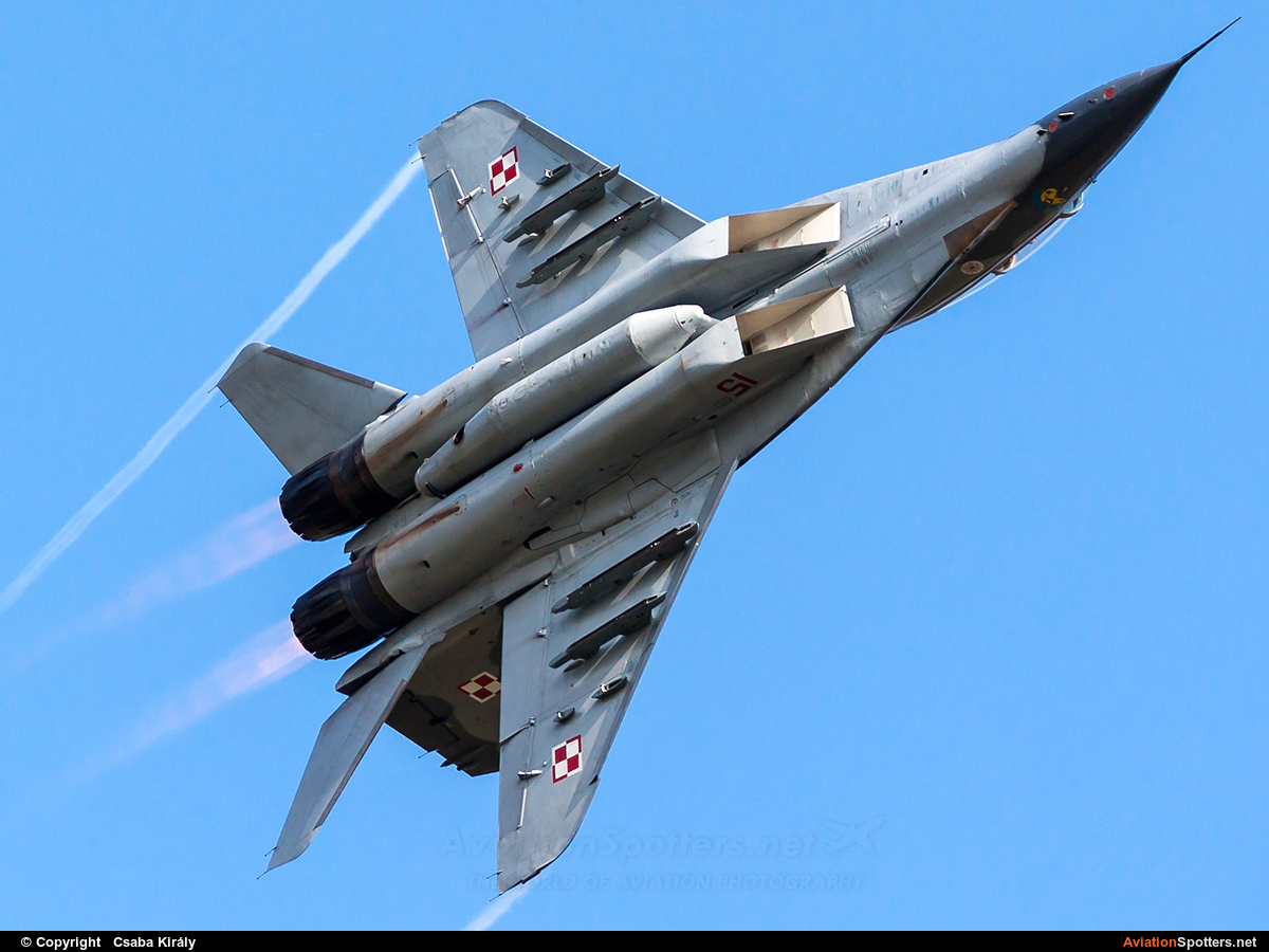 Poland - Air Force  -  MiG-29UB  (15) By Csaba Király (Csaba Kiraly)