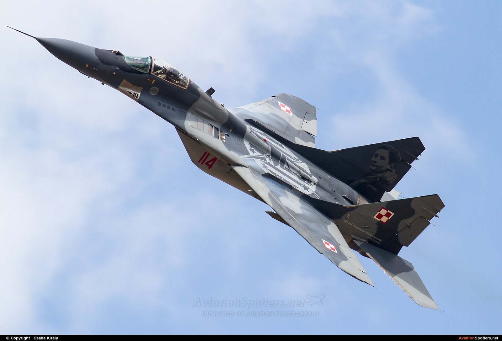 Poland - Air Force  -  MiG-29A  (114) By Csaba Király (Csaba Kiraly)
