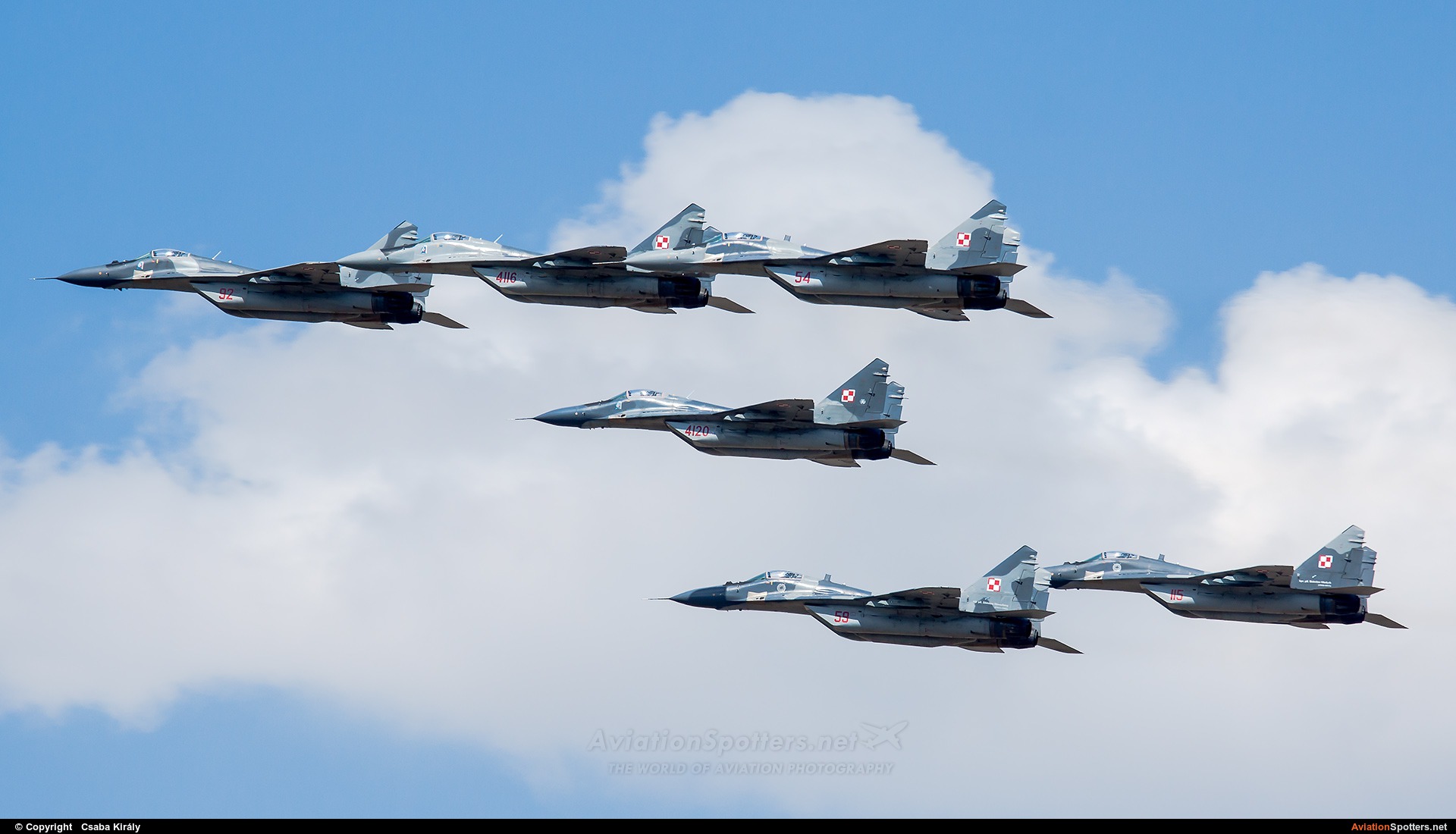 Poland - Air Force  -  MiG-29G  (4120) By Csaba Király (Csaba Kiraly)