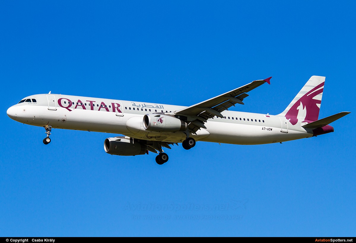 Qatar Airways  -  A321  (A7-ADW) By Csaba Király (Csaba Kiraly)