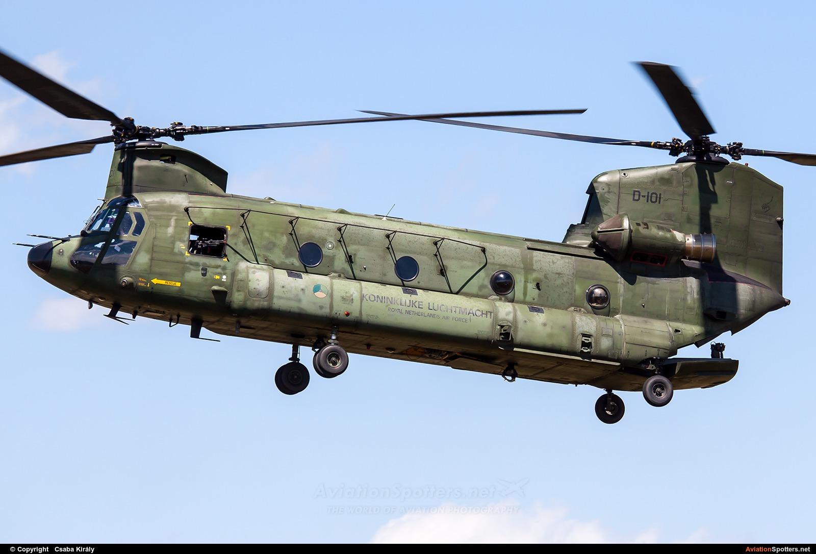 Netherlands - Air Force  -  CH-47D Chinook  (D-101) By Csaba Király (Csaba Kiraly)