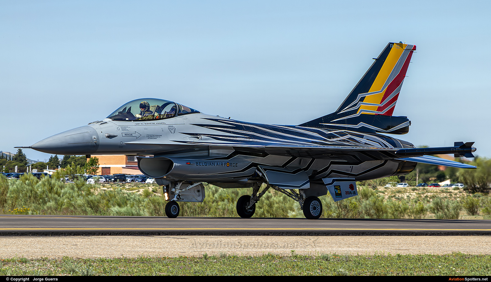 Belgium - Air Force  -  F-16AM Fighting Falcon  (FA-123) By Jorge Guerra (Jorge Guerra)
