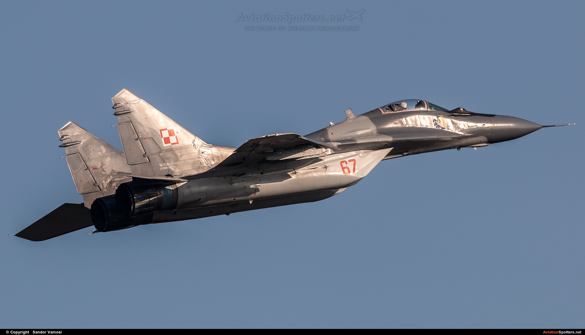 Poland - Air Force  -  MiG-29A  (67) By Sandor Vamosi (ALEX67)
