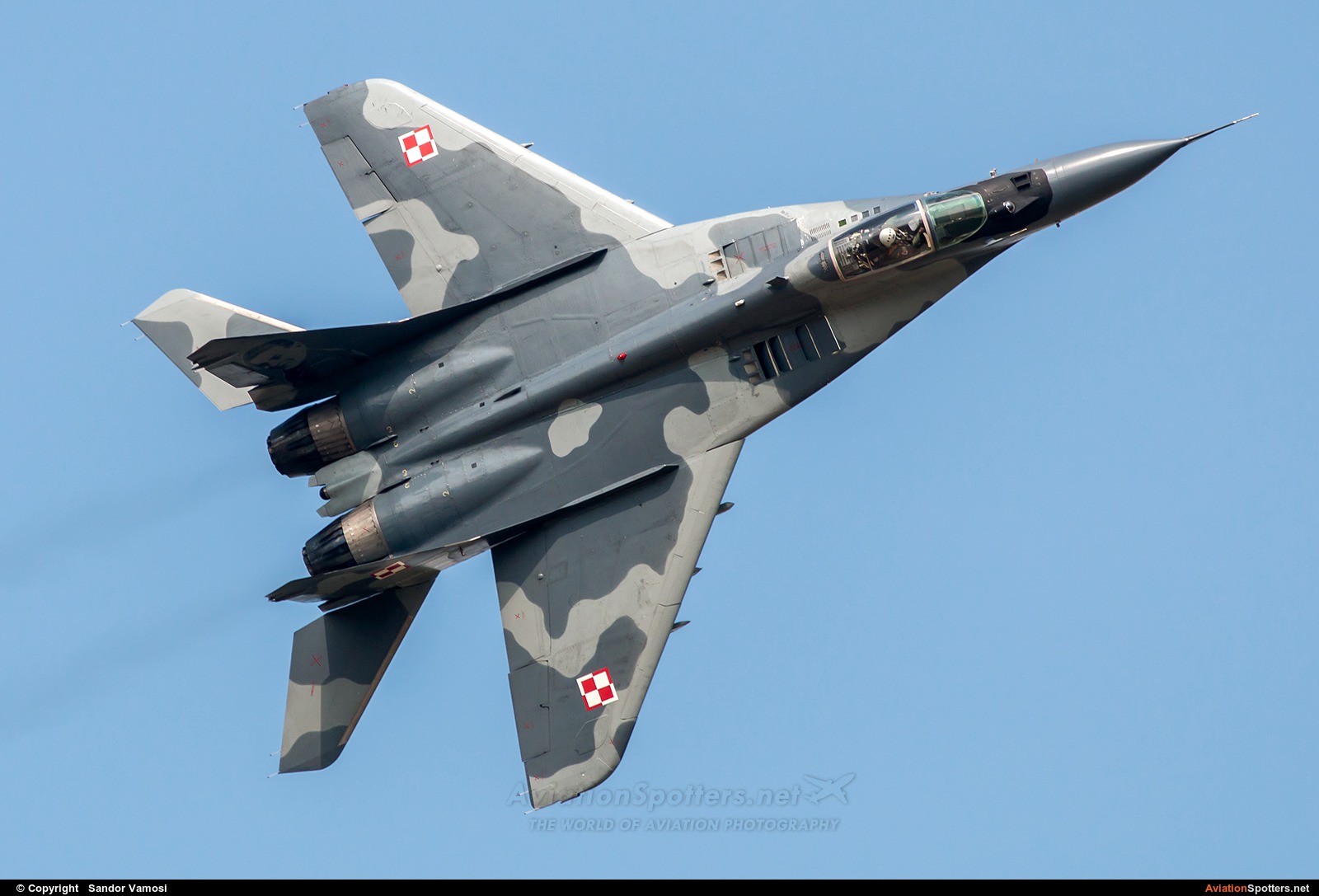 Poland - Air Force  -  MiG-29A  (89 ) By Sandor Vamosi (ALEX67)