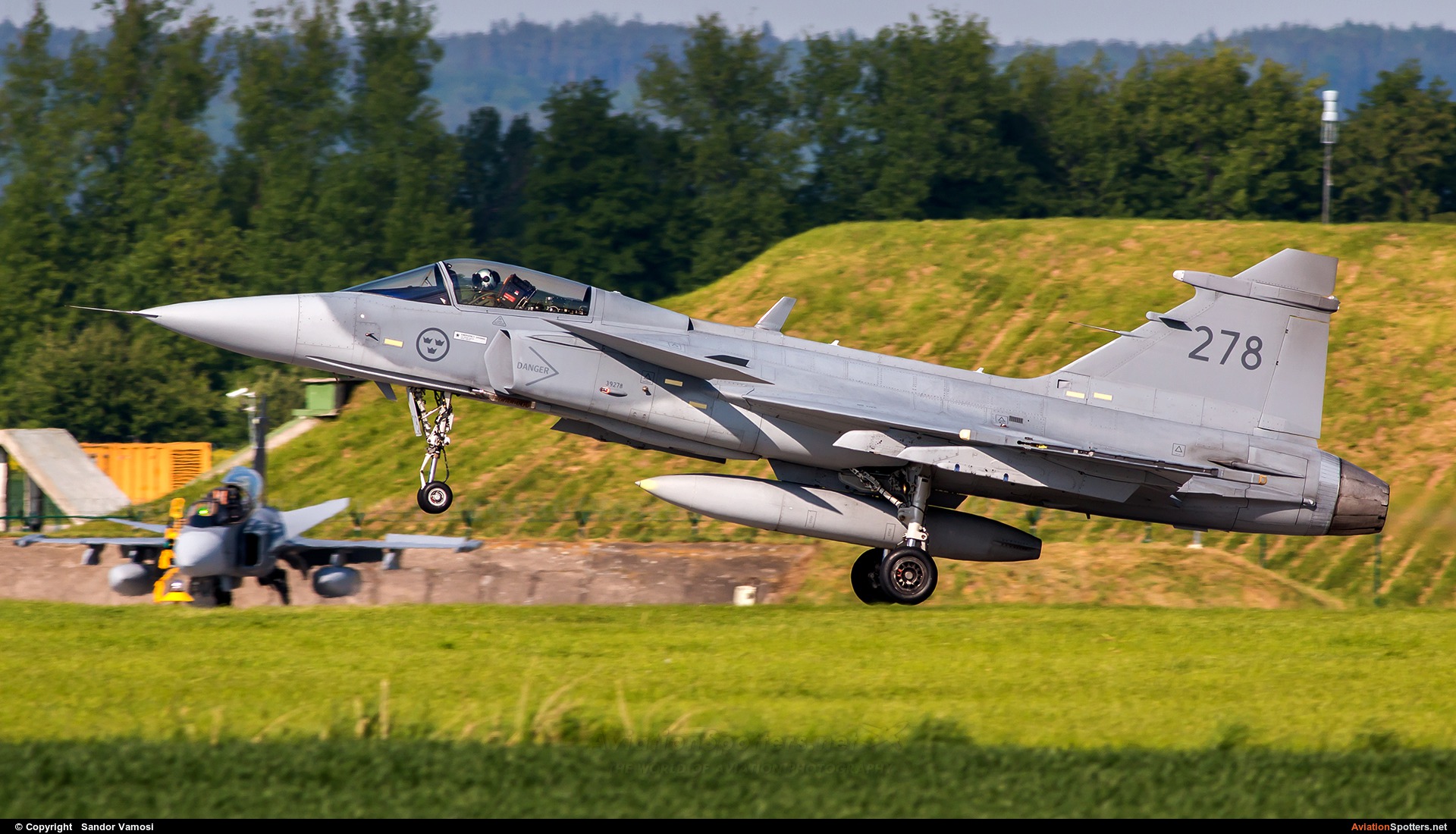 Sweden - Air Force  -  JAS 39C Gripen  (278) By Sandor Vamosi (ALEX67)