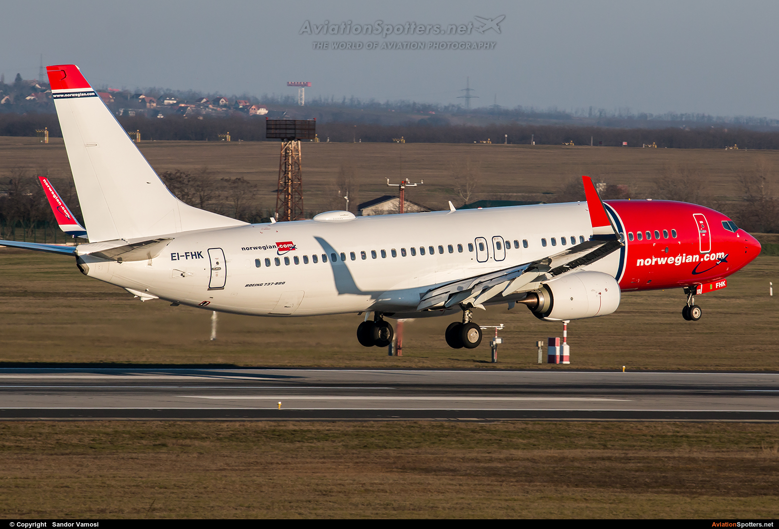 Norwegian Air Shuttle  -  737-800  (EI-FHK) By Sandor Vamosi (ALEX67)