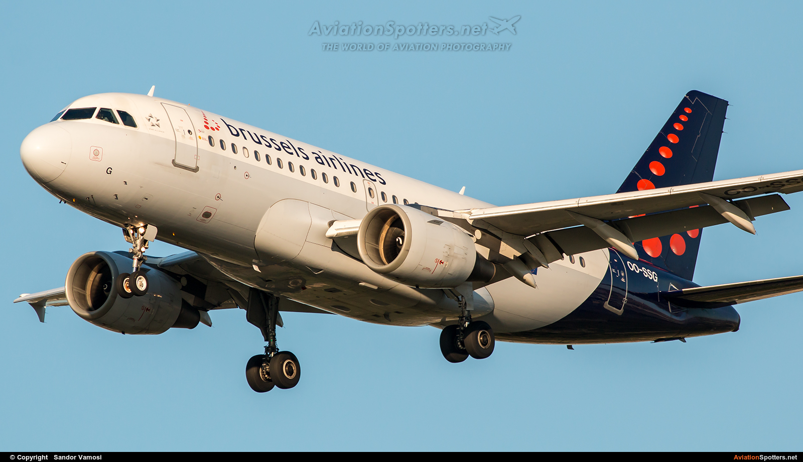 Brussels Airlines  -  A319  (OO-SSG) By Sandor Vamosi (ALEX67)