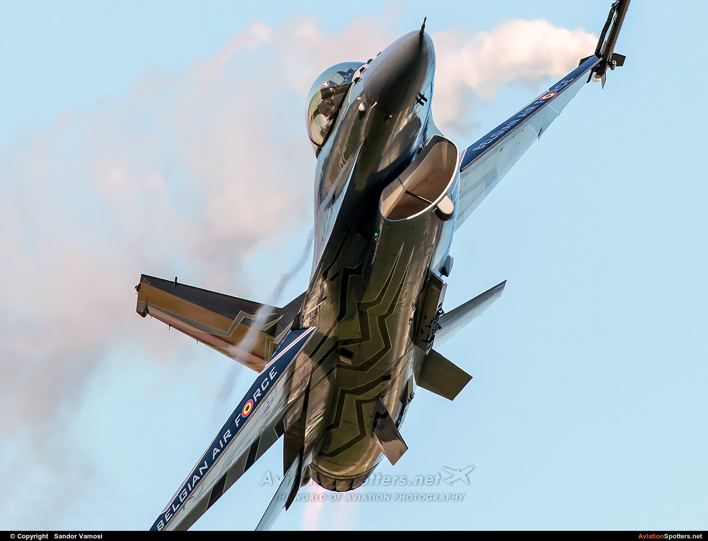 Belgium - Air Force  -  F-16AM Fighting Falcon  (FA-123) By Sandor Vamosi (ALEX67)