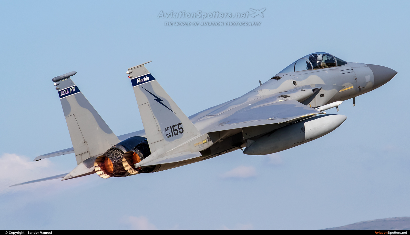 USA - Air National Guard  -  F-15C Eagle  (86-0155) By Sandor Vamosi (ALEX67)