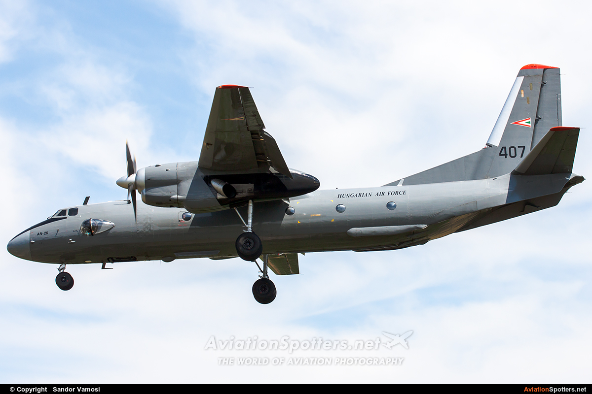 Hungary - Air Force  -  An-26 (all models)  (407) By Sandor Vamosi (ALEX67)
