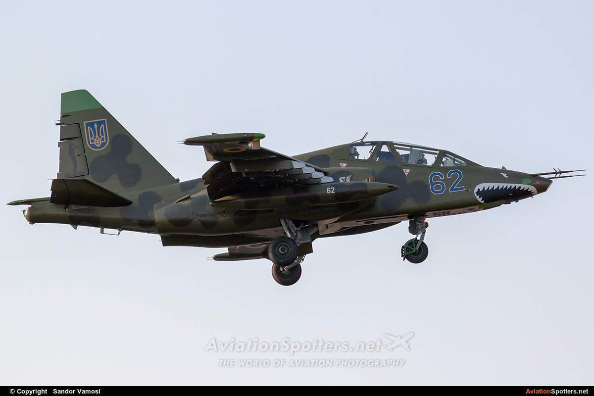 Ukraine - Air Force  -  Su-25UB  (62) By Sandor Vamosi (ALEX67)