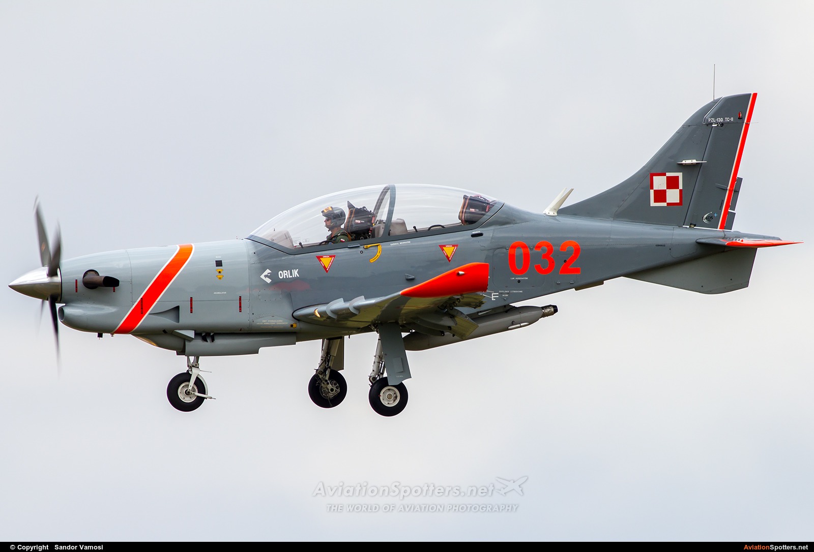 Poland - Air Force  -  PZL-130 Orlik TC-1 - 2  (032) By Sandor Vamosi (ALEX67)