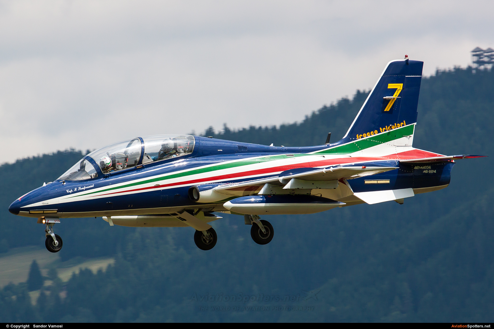 Italy - Air Force : Frecce Tricolori  -  MB-339-A-PAN  (MM54538) By Sandor Vamosi (ALEX67)