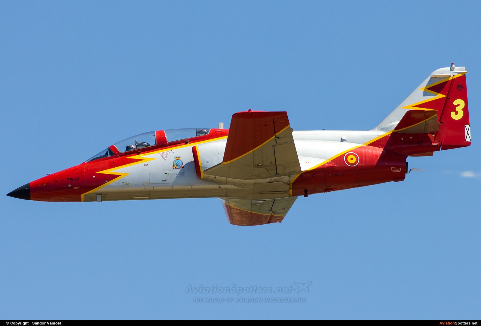 Spain - Air Force : Patrulla Aguila  -  C-101EB Aviojet  (E25-63) By Sandor Vamosi (ALEX67)