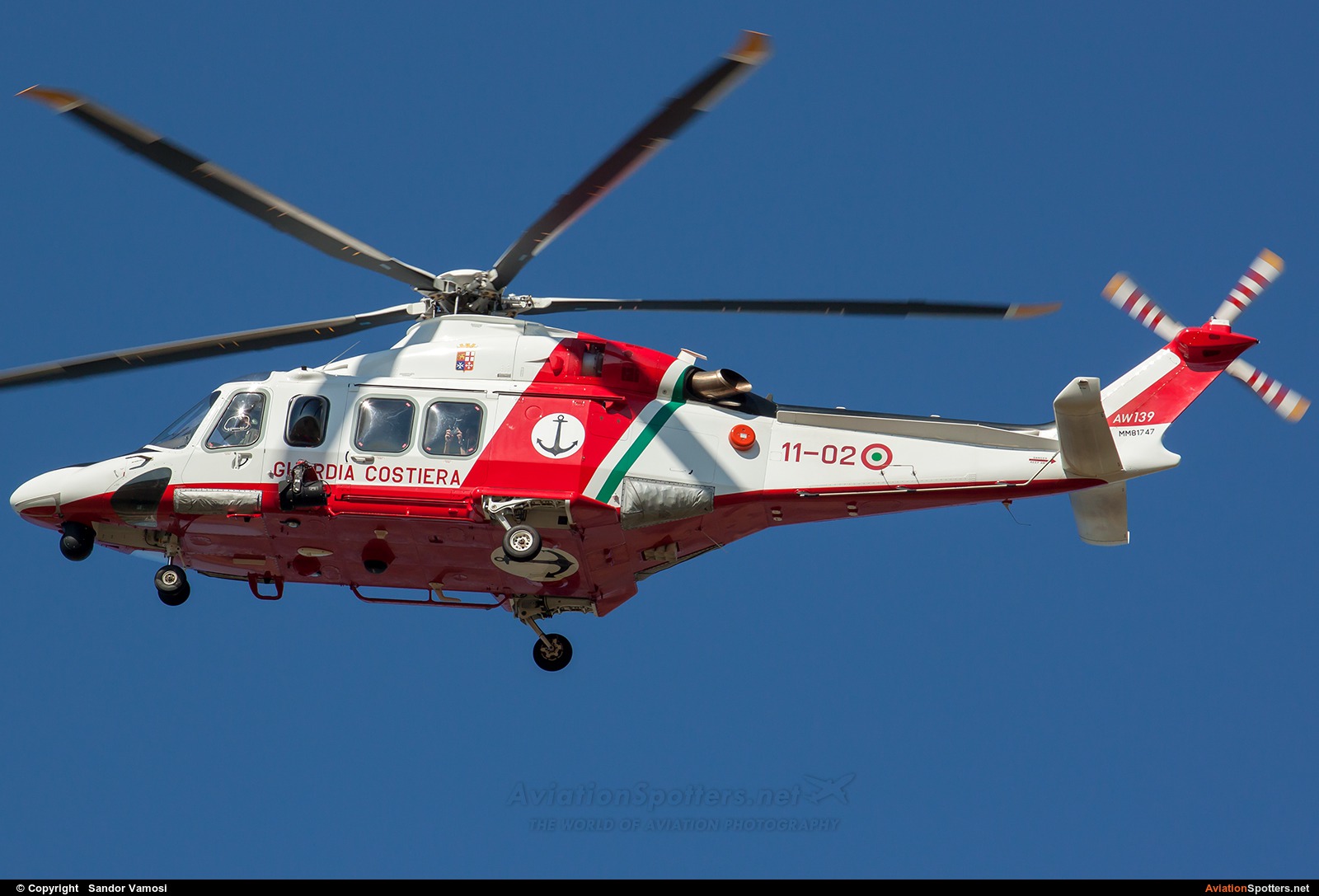 Italy - Coast Guard  -  AugustaWestland AW-139  (MM81747) By Sandor Vamosi (ALEX67)