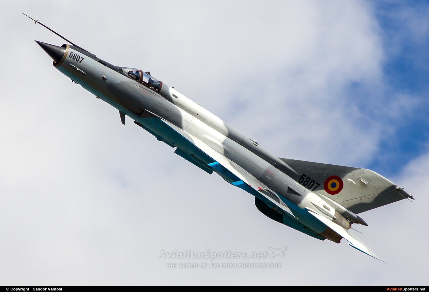 Romania - Air Force  -  MiG-21 LanceR C  (6807) By Sandor Vamosi (ALEX67)