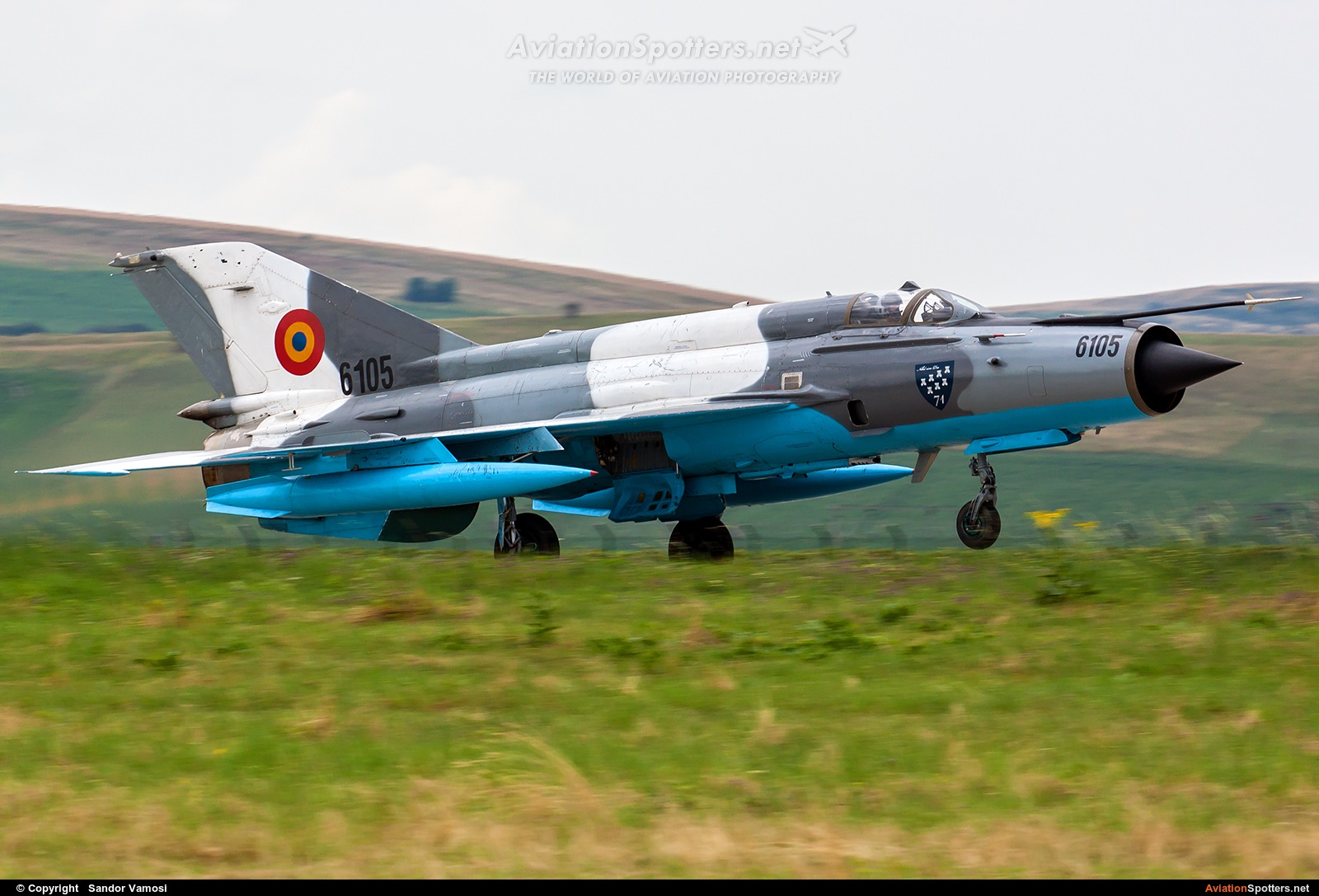 Romania - Air Force  -  MiG-21 LanceR C  (6105) By Sandor Vamosi (ALEX67)