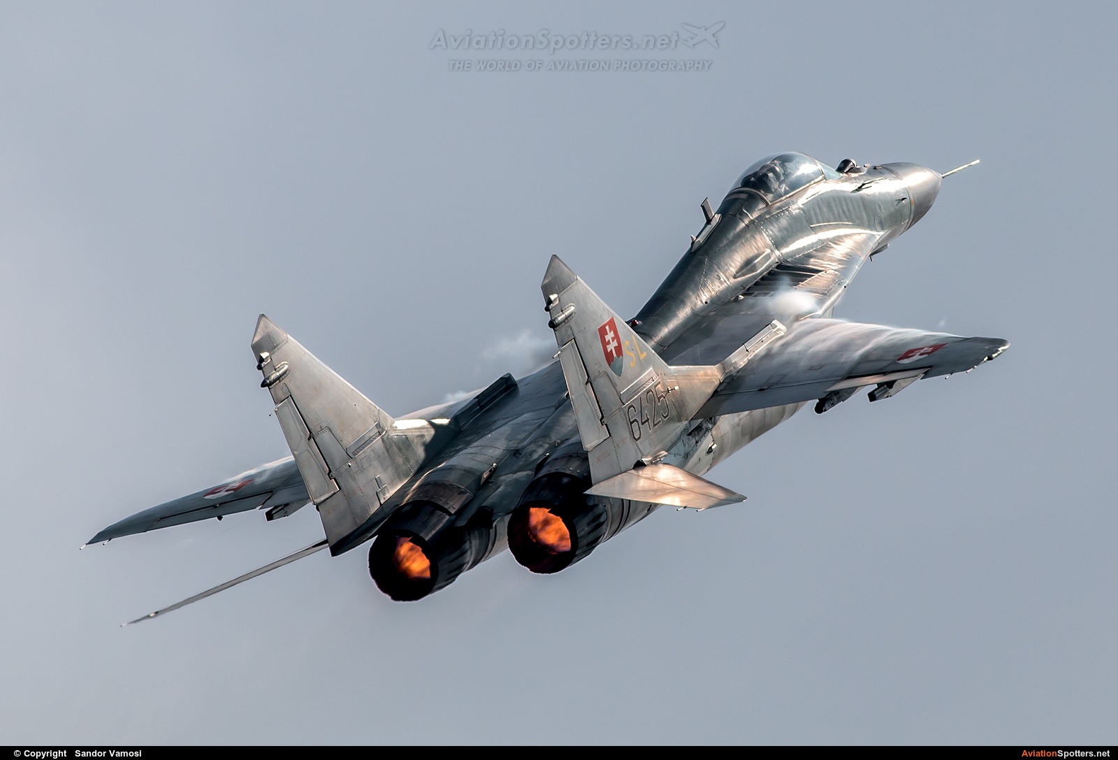 Slovakia - Air Force  -  MiG-29AS  (6425) By Sandor Vamosi (ALEX67)