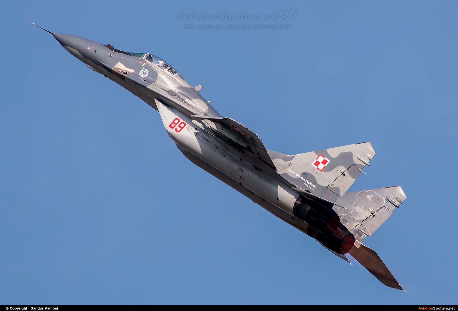 Poland - Air Force  -  MiG-29A  (89 ) By Sandor Vamosi (ALEX67)
