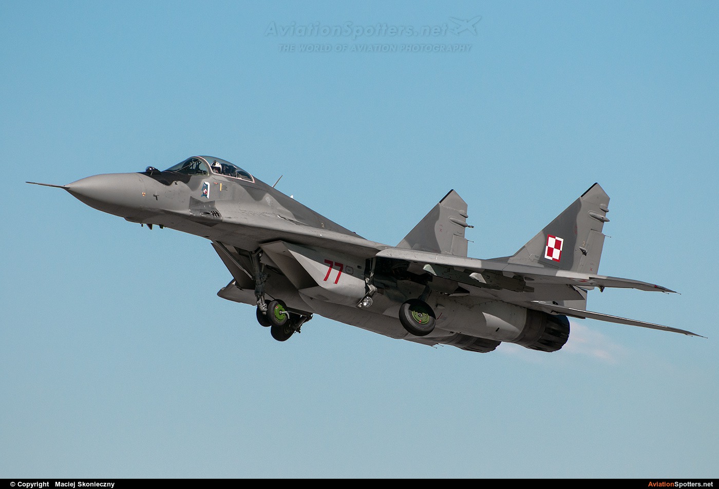 Poland - Air Force  -  MiG-29  (77) By Maciej Skonieczny (Maciej Skonieczny)