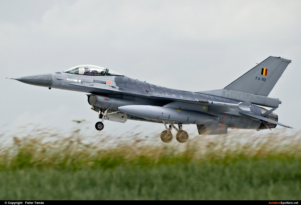 Belgium - Air Force  -  F-16AM Fighting Falcon  (FA-92) By Faller Tamás (fallto78)