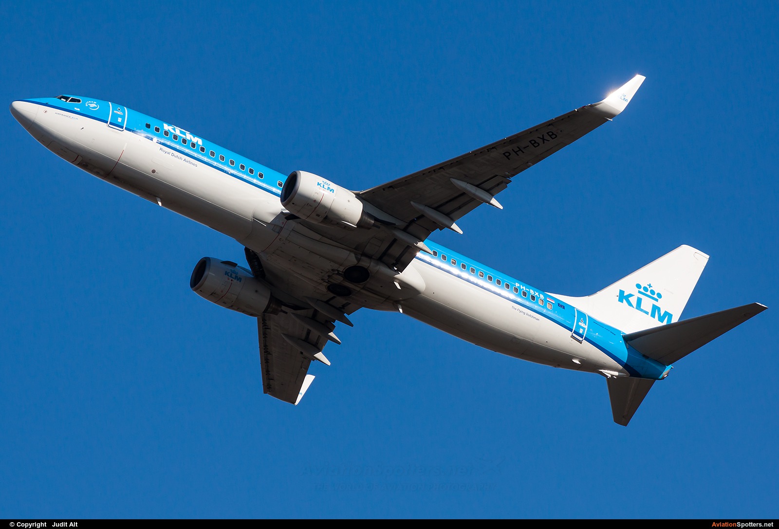 KLM  -  737-800  (PH-BXB) By Judit Alt (Judit)