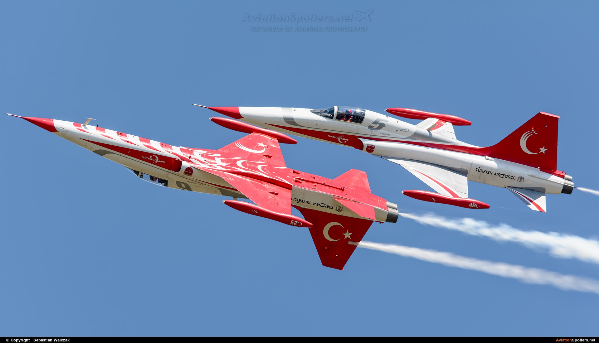 Turkey - Air Force : Turkish Stars  -  NF-5A  (71-3048) By Sebastian Walczak (Strange)