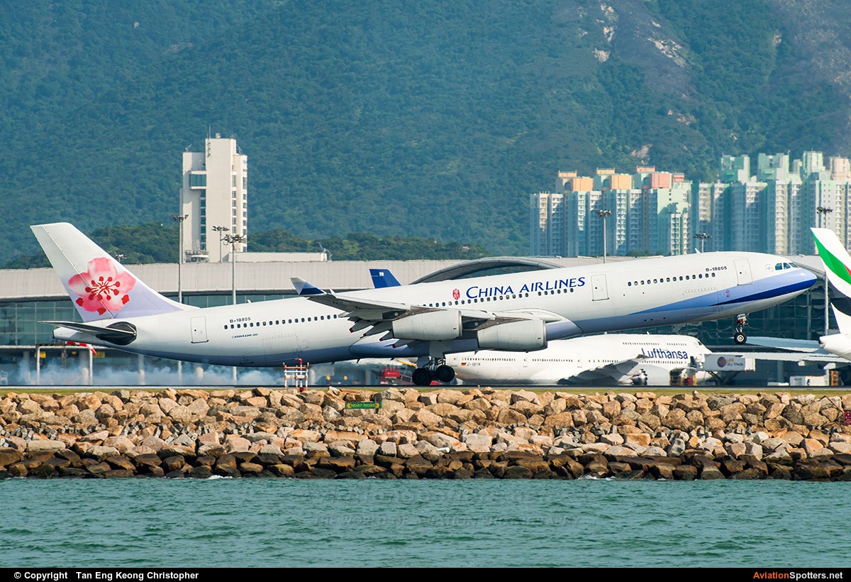 China Airlines  -  A340-300  (B-18805) By Tan Eng Keong Christopher (Christopher Tan Eng Keong)