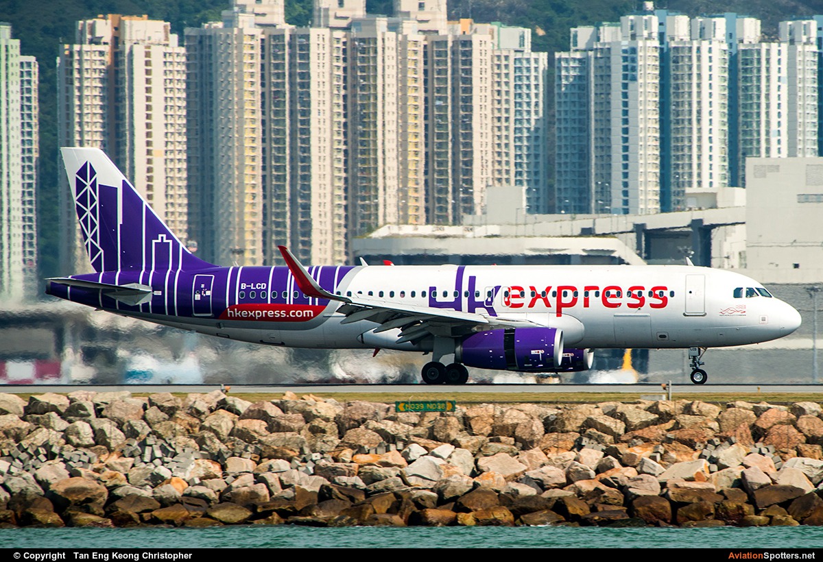 Hong Kong Express  -  A320-232  (B-LCE) By Tan Eng Keong Christopher (Christopher Tan Eng Keong)