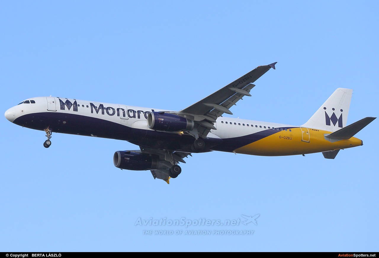 Monarch Airlines  -  A321-231  (G-OZBU) By BERTA LÁSZLÓ (BERTAL)