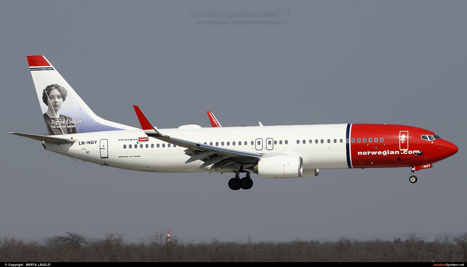 Norwegian Air Shuttle  -  737-800  (LN-NGY) By BERTA LÁSZLÓ (BERTAL)