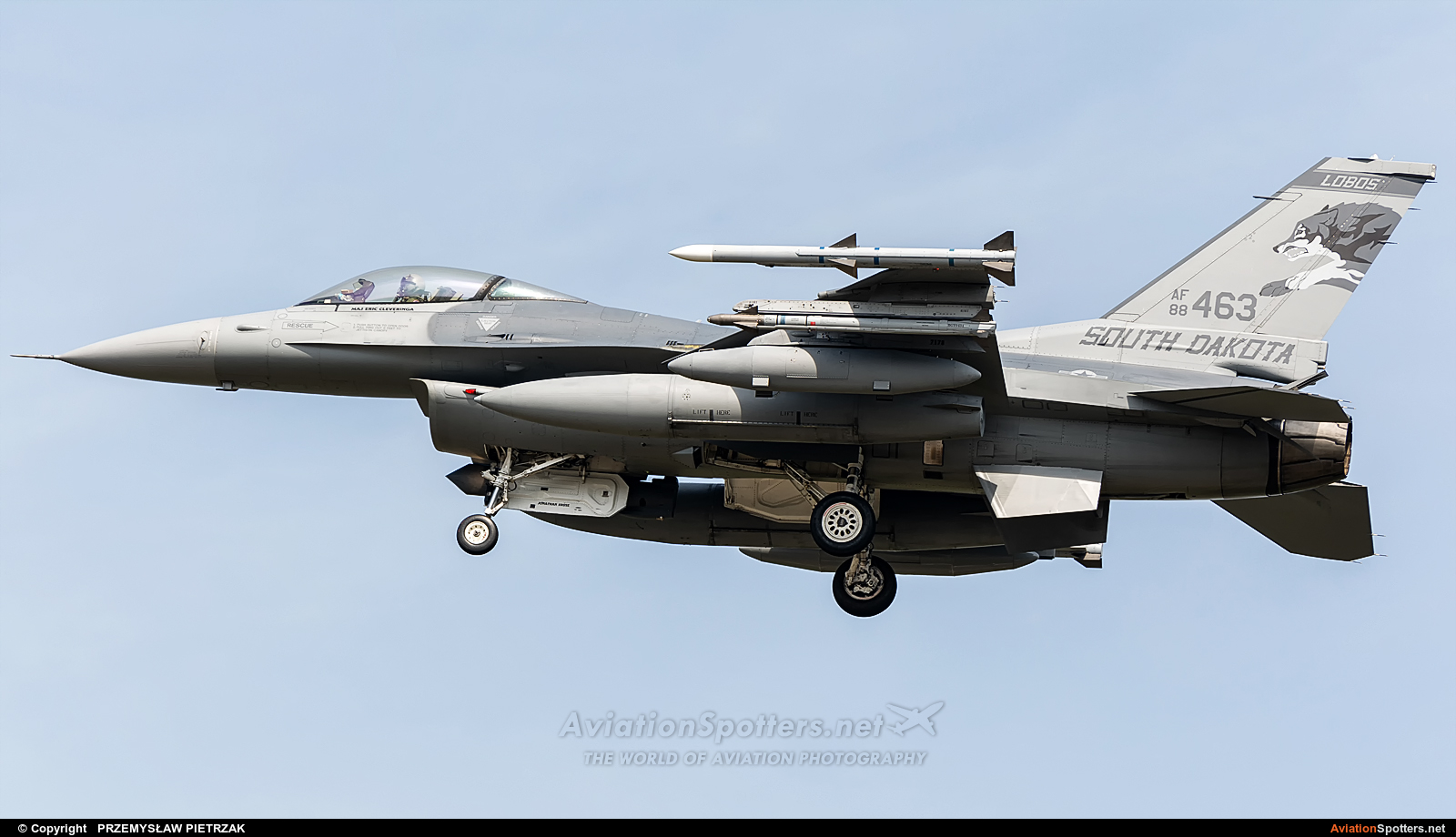 USA - Air Force  -  F-16C Fighting Falcon  (88-0463) By PRZEMYSŁAW PIETRZAK (PEPE74)