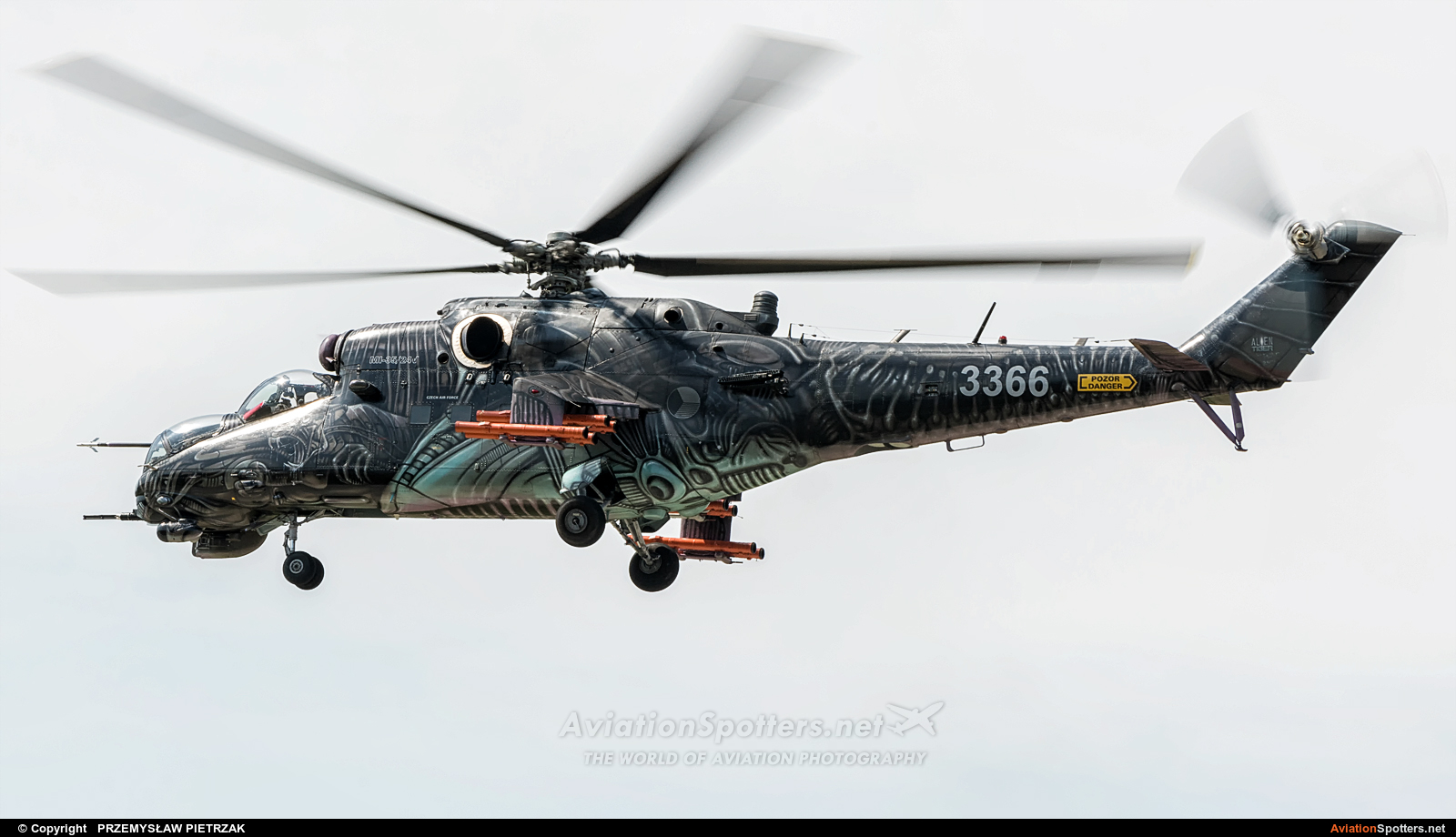 Czech - Air Force  -  Mi-35  (3366) By PRZEMYSŁAW PIETRZAK (PEPE74)
