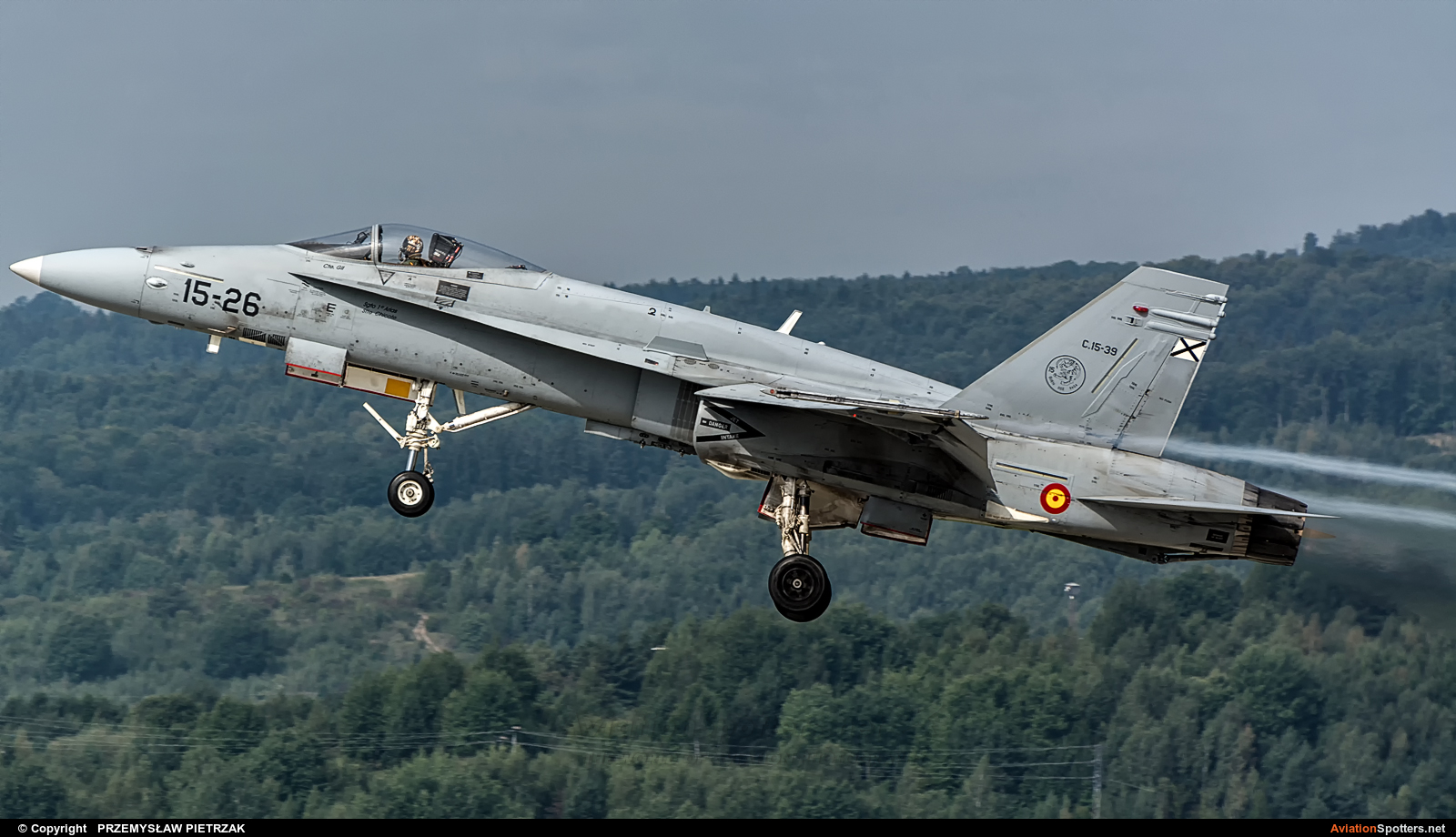 Spain - Air Force  -  F-A-18A Hornet  (C.15-39) By PRZEMYSŁAW PIETRZAK (PEPE74)