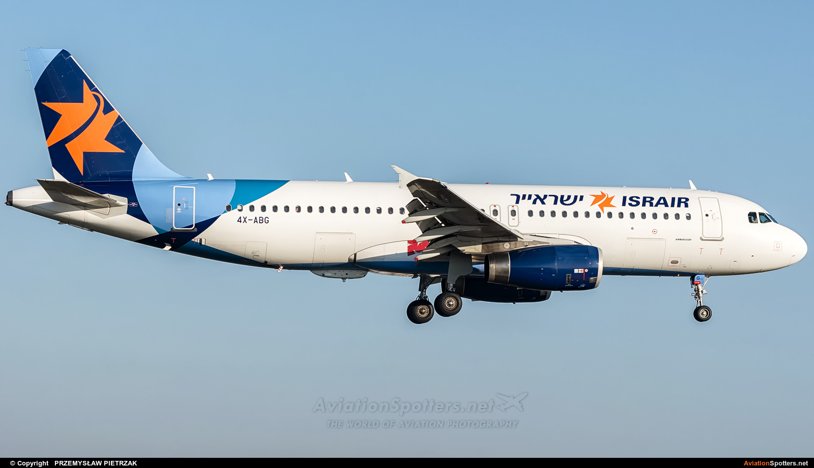 Israir Airlines  -  A320-232  (4X-ABG) By PRZEMYSŁAW PIETRZAK (PEPE74)