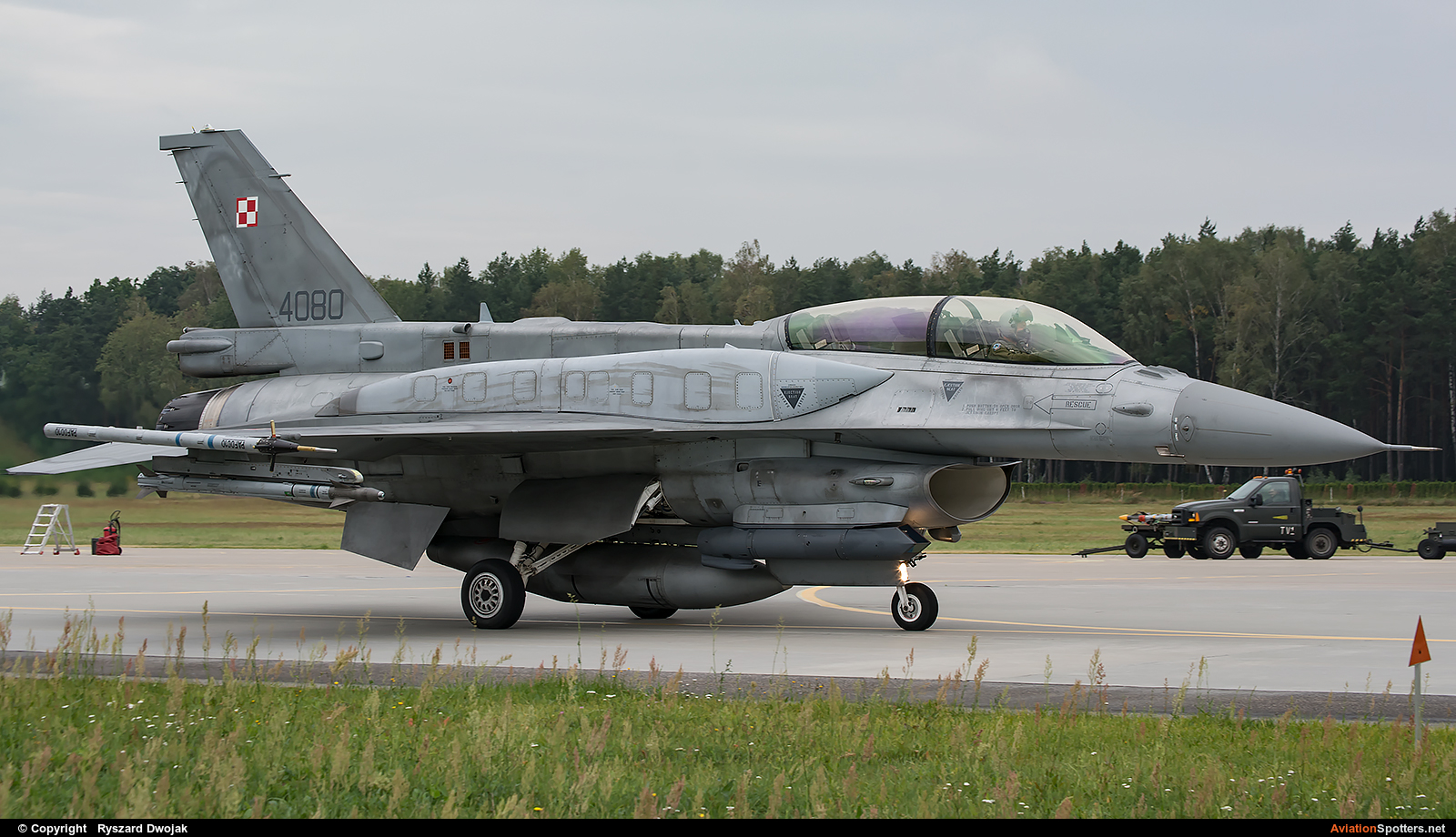 Poland - Air Force  -  F-16C Block 52+ Fighting Falcon  (4080) By Ryszard Dwojak (ryś)