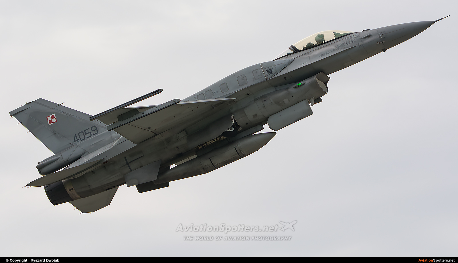 Poland - Air Force  -  F-16C Block 52+ Fighting Falcon  (4059) By Ryszard Dwojak (ryś)