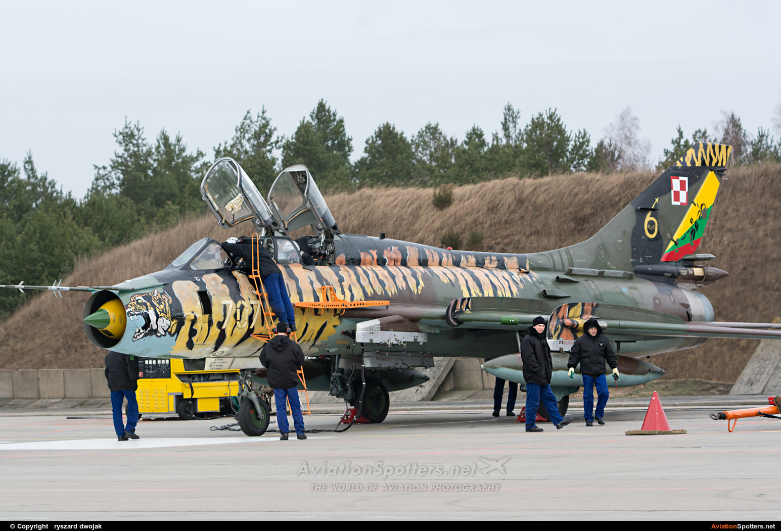 Poland - Air Force  -  Su-22M-3  (707) By Ryszard Dwojak (ryś)