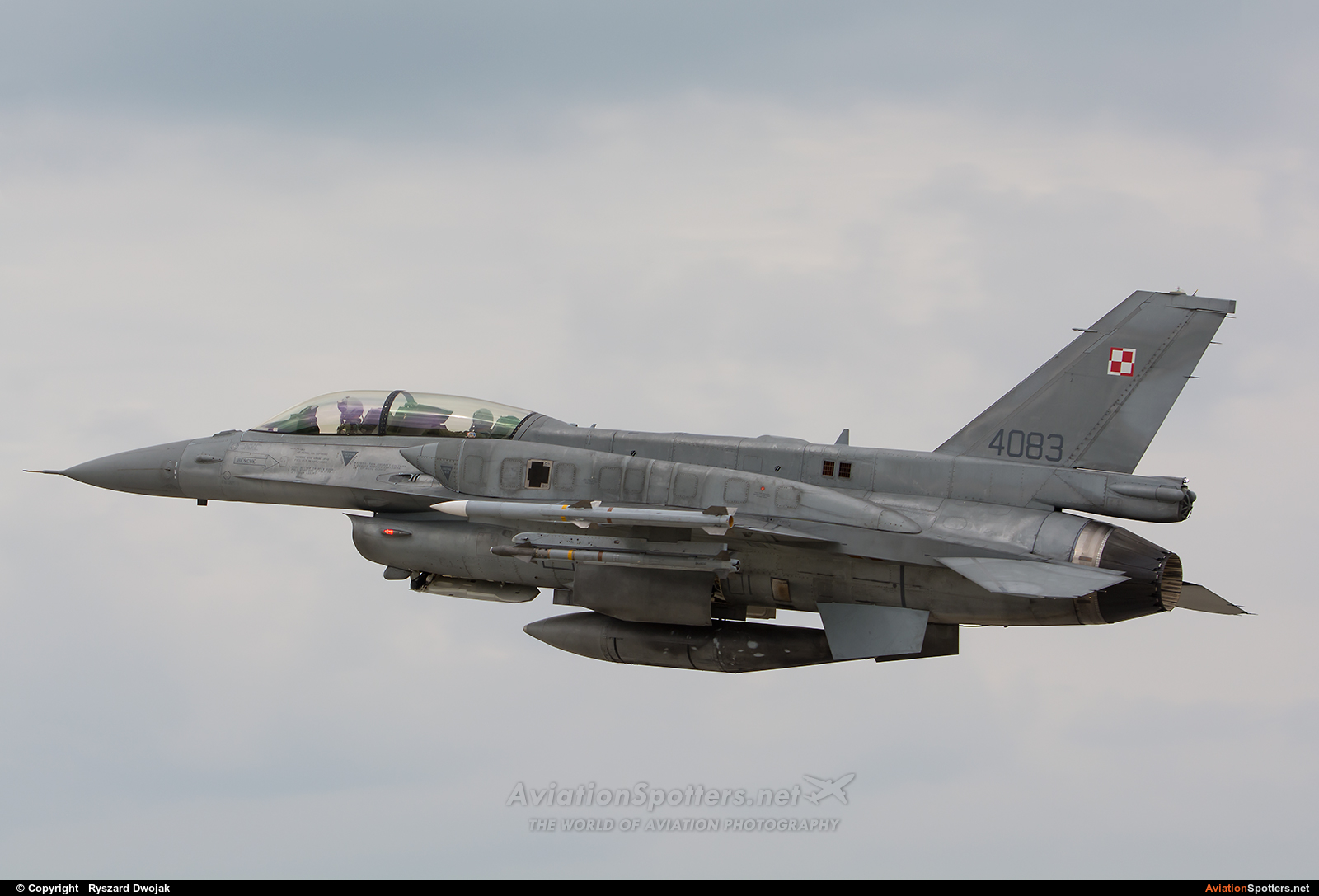 Poland - Air Force  -  F-16D Fighting Falcon  (4083) By Ryszard Dwojak (ryś)