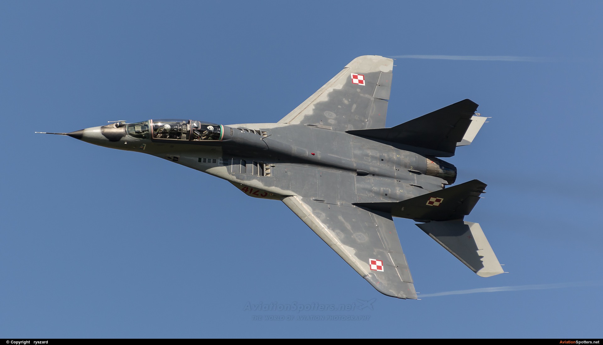 Poland - Air Force  -  MiG-29GT  (4123) By Ryszard Dwojak (ryś)