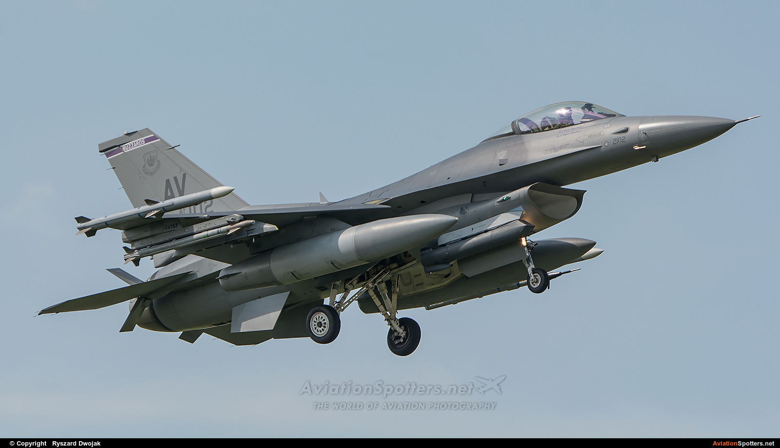 USA - Air Force  -  F-16C Fighting Falcon  (89-2102) By Ryszard Dwojak (ryś)
