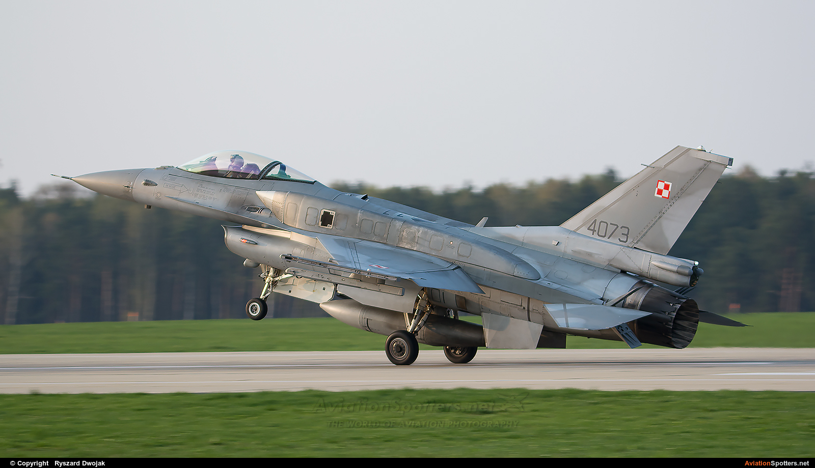 Poland - Air Force  -  F-16C Block 52+ Fighting Falcon  (4073) By Ryszard Dwojak (ryś)