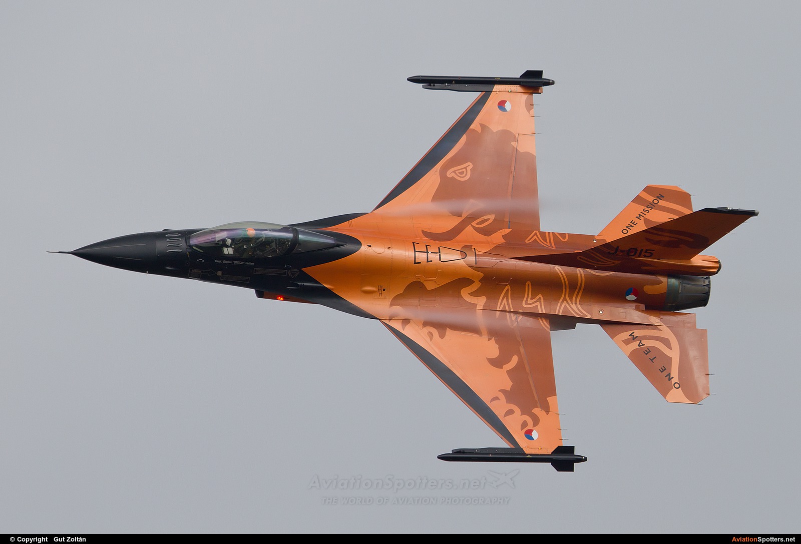 Netherlands - Air Force  -  F-16AM Fighting Falcon  (J-015) By Gut Zoltán (gut zoltan)