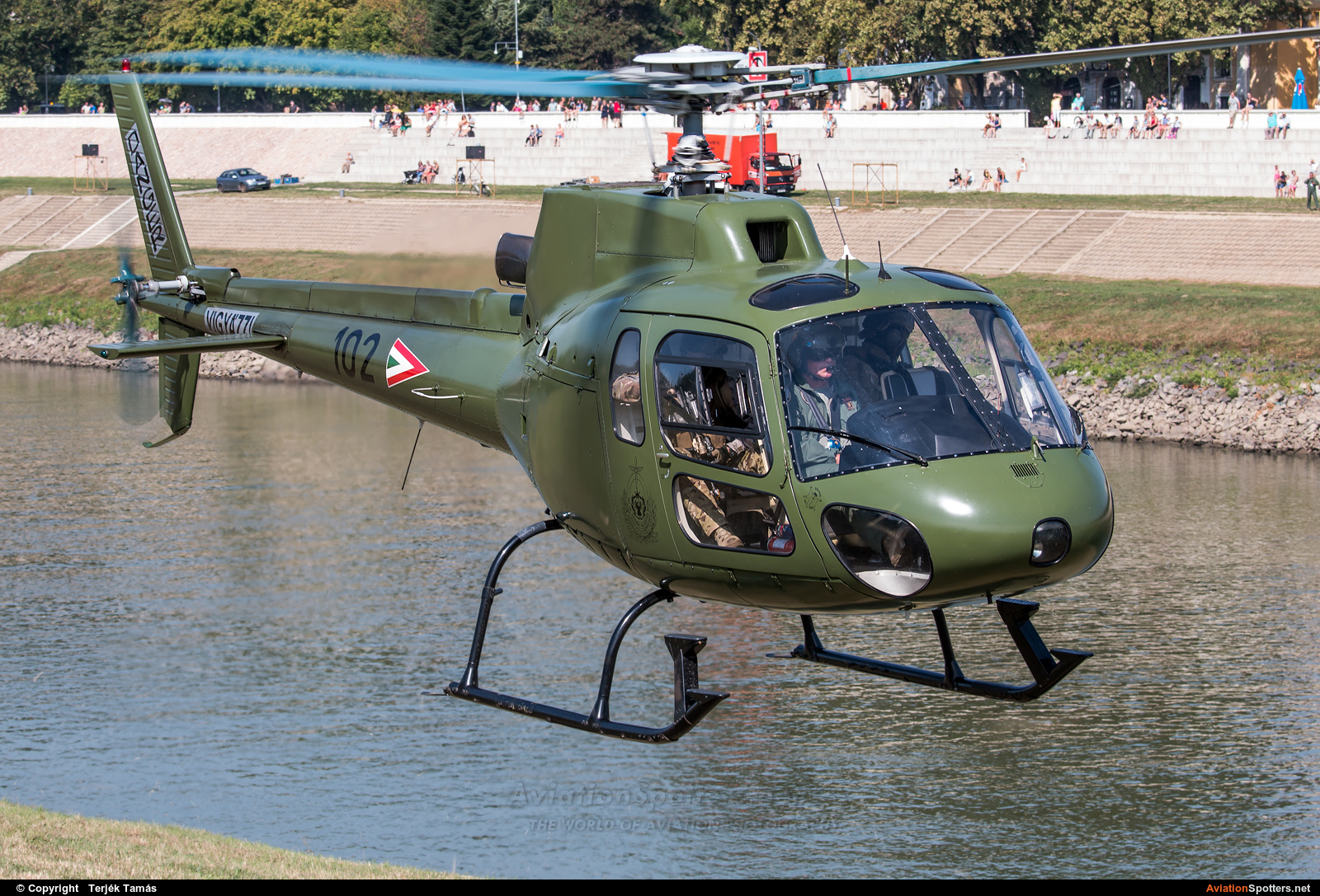 Hungary - Air Force  -  AS350 Squirrel HT.1 & 2  (102) By Terjék Tamás (operator)