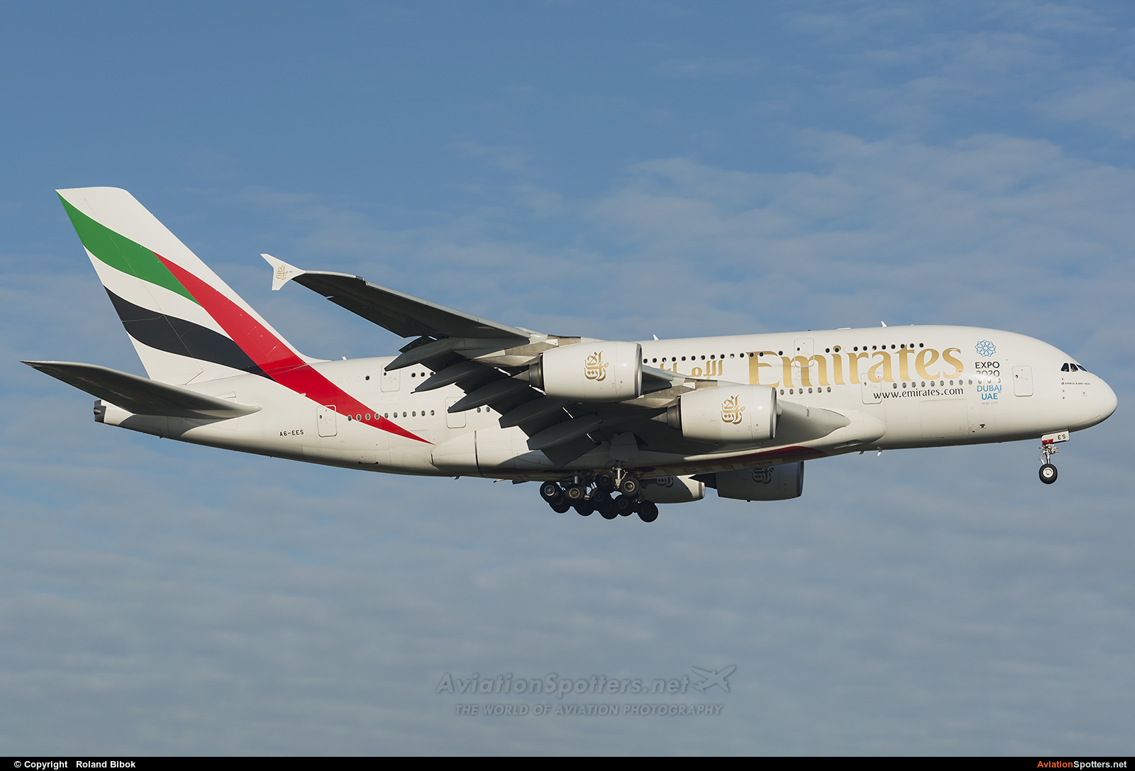 Emirates Airlines  -  A380-861  (A6-EES) By Roland Bibók (Roland Bibok)