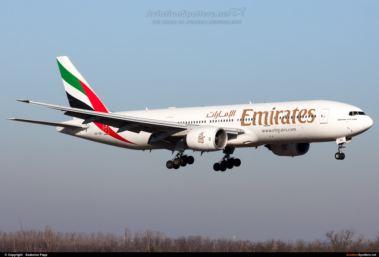 Emirates Airlines  -  777-200ER  (A6-EML) By Szabolcs Papp (mr.szabi)