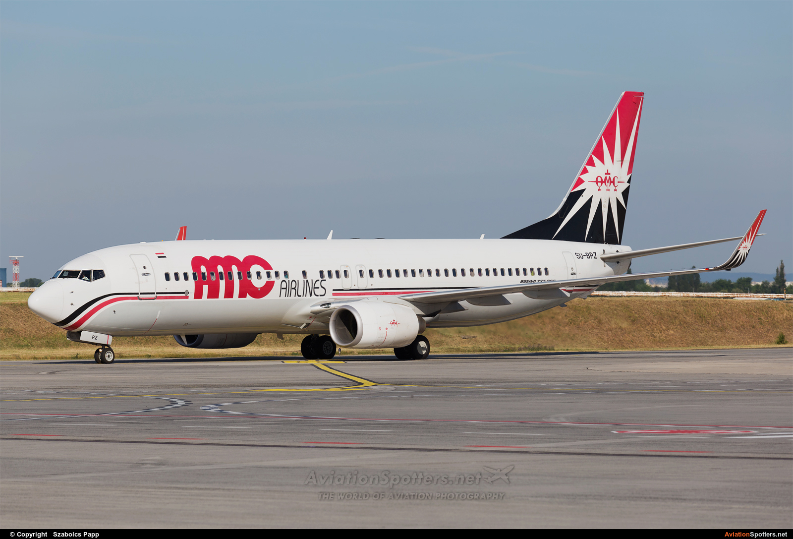 AMC Airlines  -  737-800  (SU-BPZ) By Szabolcs Papp (mr.szabi)