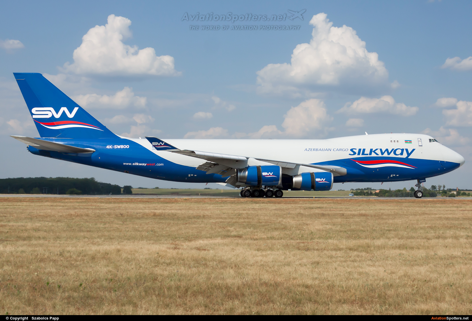 Silk Way Airlines  -  747-400F  (4K-SW800) By Szabolcs Papp (mr.szabi)