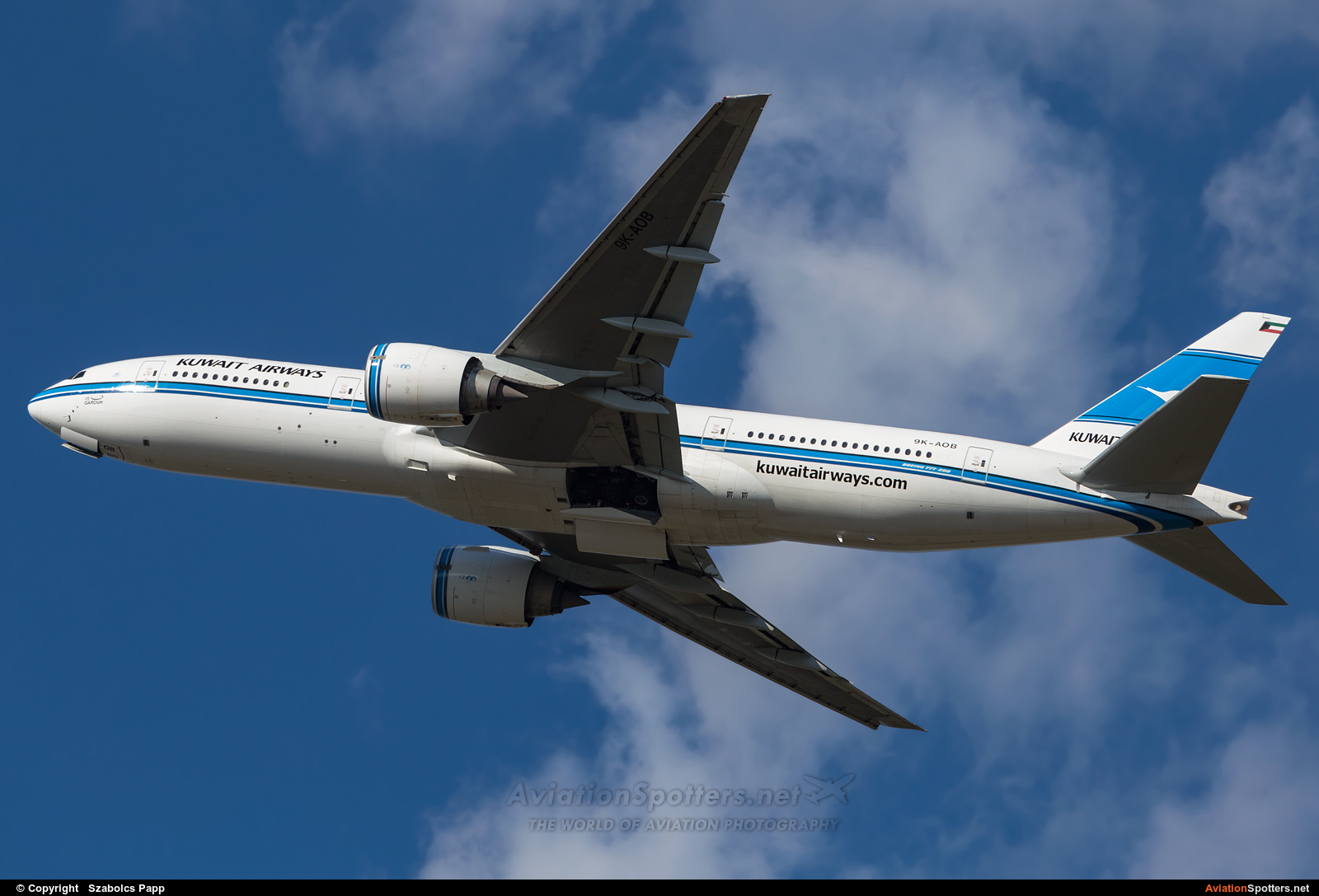 Kuwait Airways  -  777-200ER  (9K-AOB) By Szabolcs Papp (mr.szabi)